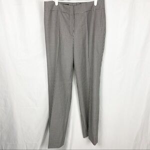 ESCADA Black & White Check Wool Pant